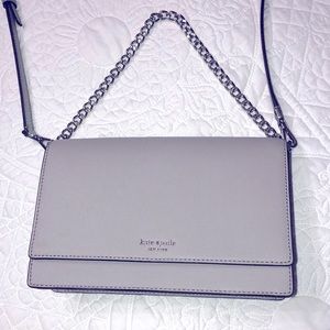 Gray Kate Spade crossbody in like new condition